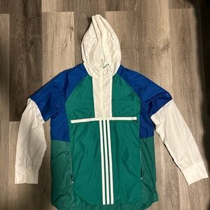 Adidas Colorblock Windbreaker Jacket